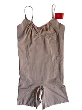NWT - Spanx OnCore Mid-Thigh Bodysuit (PS1715) (Soft Nude) - Size 1X